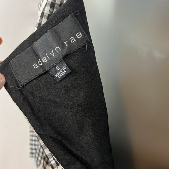 Adelyn Rae‎ Belle Ruffle Lace Gingham Midi Dress Size S - Picture 12 of 15